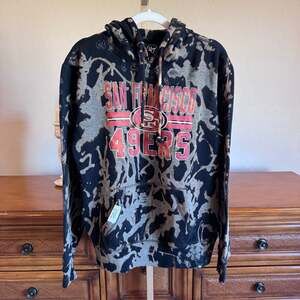 Sick Nasty Dzine Custom 47 San Francisco 49ers Bleach Hoodie Medium
